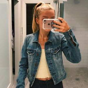 Cropped Denim Jacket